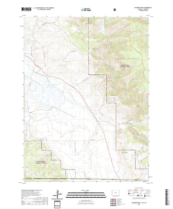 USGS Topographic Map – Elkhorn Point