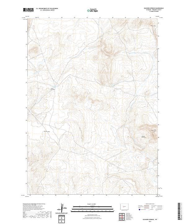 USGS Topographic Map – Elkhorn Springs