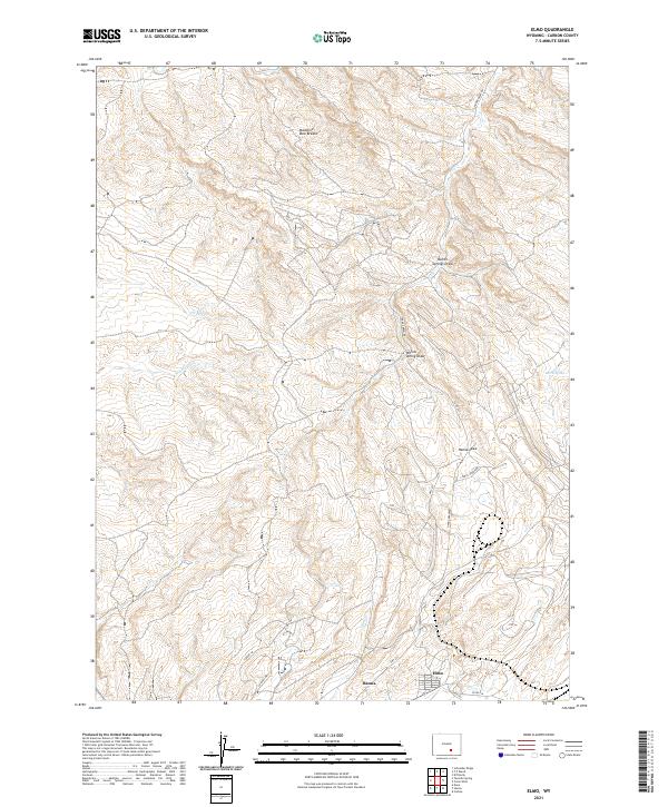 USGS Topographic Map – Elmo