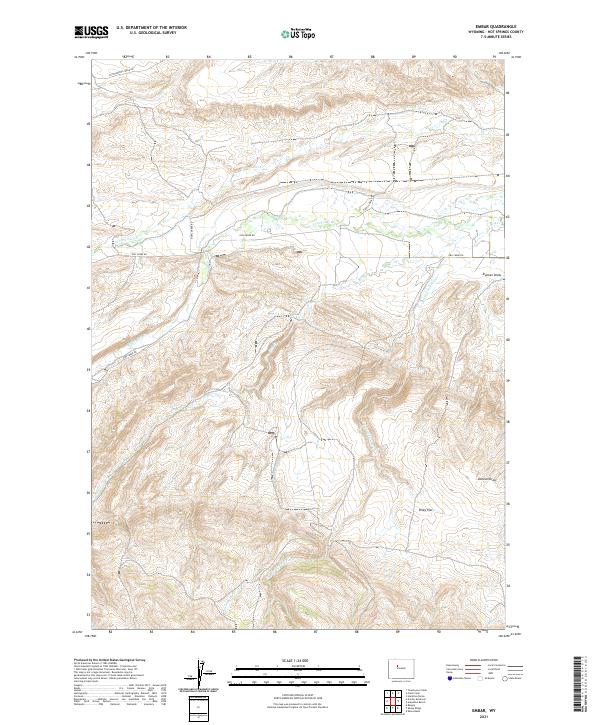 USGS Topographic Map – Embar