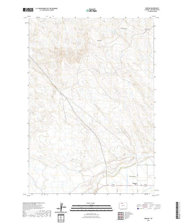 USGS Topographic Map – Emblem