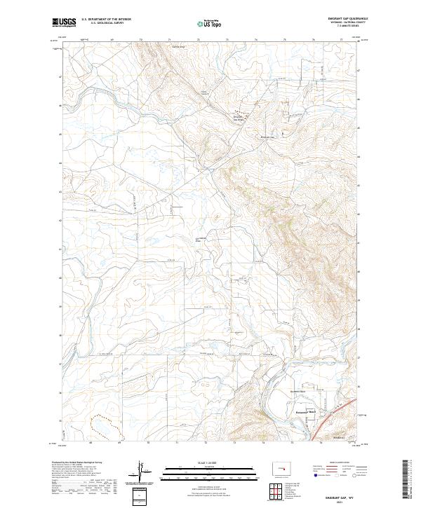 USGS Topographic Map – Emigrant Gap