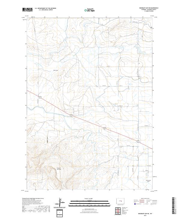 USGS Topographic Map – Emigrant Gap NE