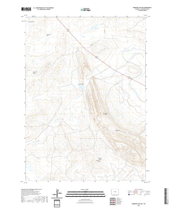 USGS Topographic Map – Emigrant Gap NW