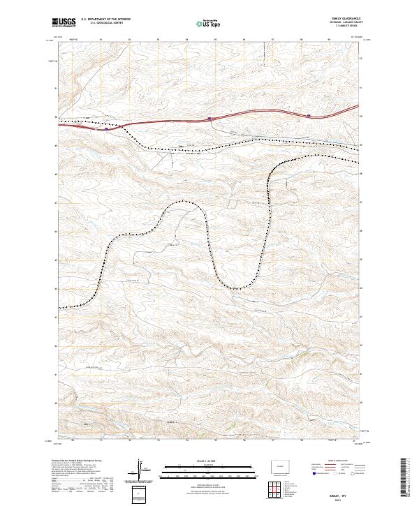 USGS Topographic Map – Emkay
