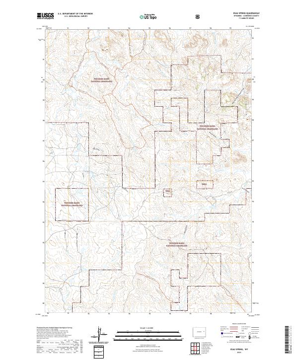 USGS Topographic Map – Esau Spring