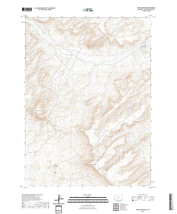 USGS Topographic Map – Essex Mountain