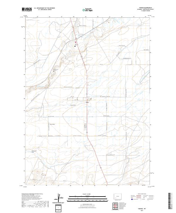 USGS Topographic Map – Farson