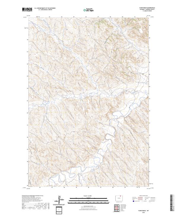 USGS Topographic Map – Fawn Draw
