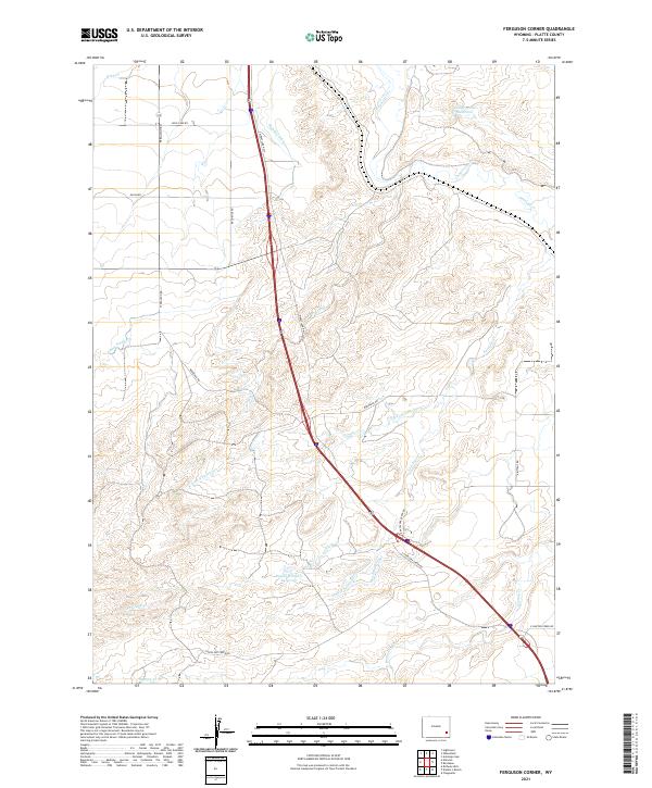 USGS Topographic Map – Ferguson Corner