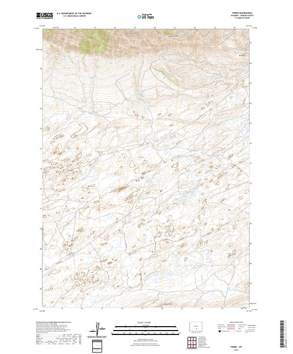 USGS Topographic Map – Ferris
