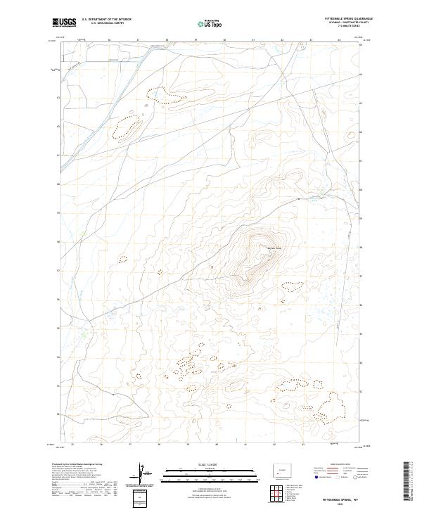 USGS Topographic Map – Fifteenmile Spring
