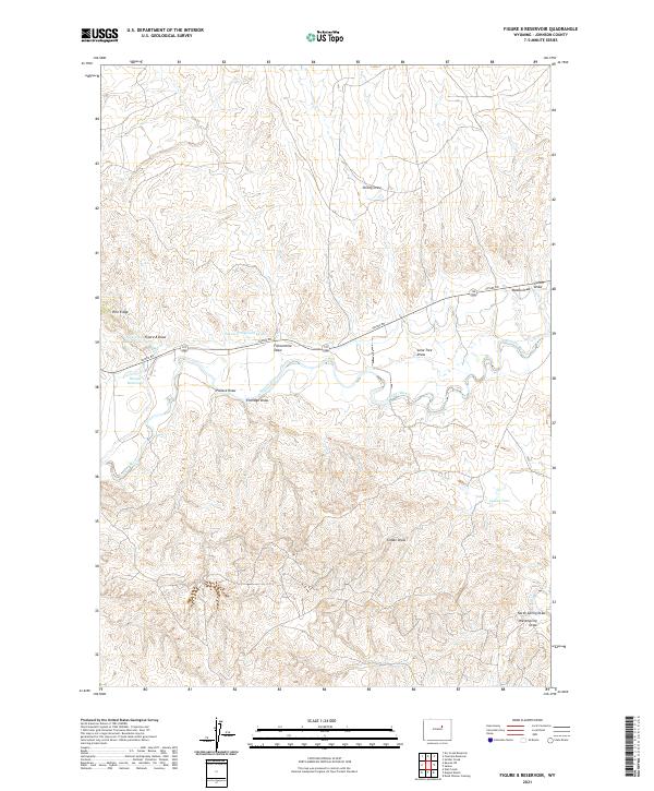 USGS Topographic Map – Figure 8 Reservoir