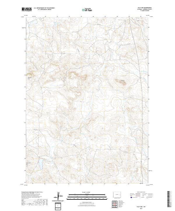 USGS Topographic Map – Flat Top