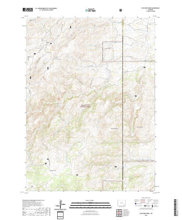 USGS Topographic Map – Fletcher Park