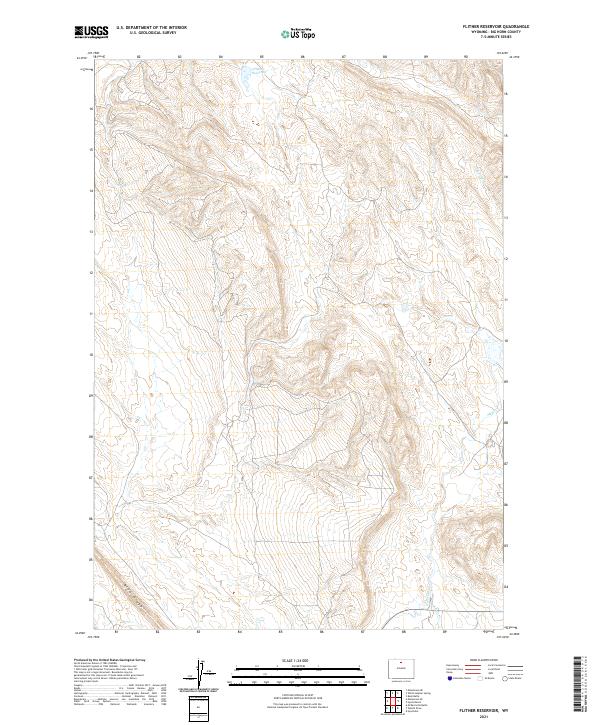 USGS Topographic Map – Flitner Reservoir