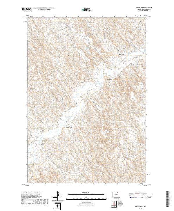 USGS Topographic Map – Floate Draw