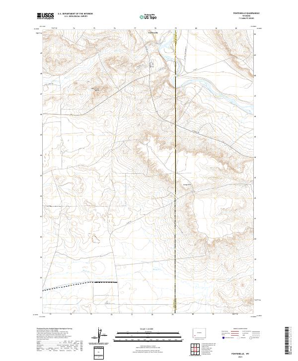 USGS Topographic Map – Fontenelle
