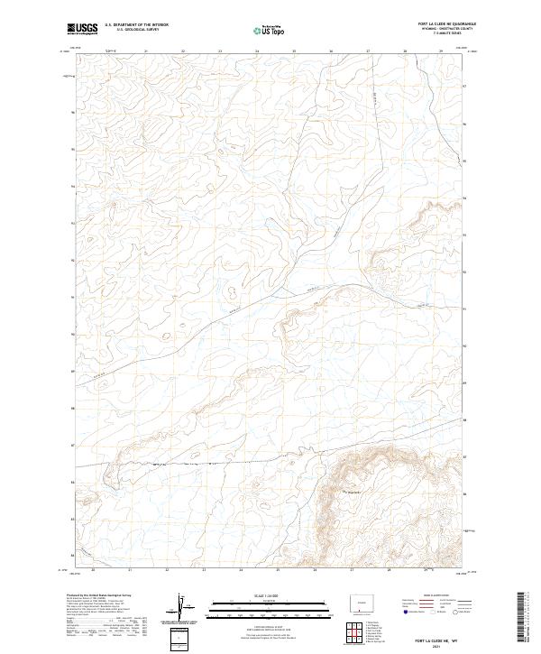 USGS Topographic Map – Fort La Clede NE