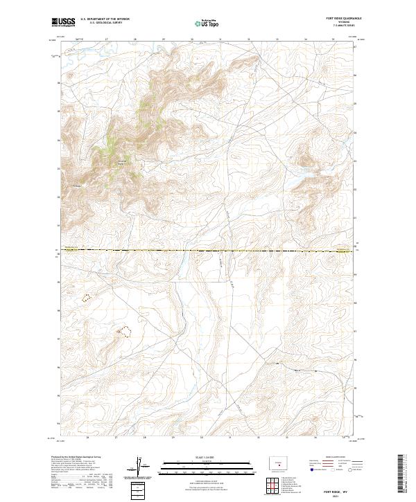 USGS Topographic Map – Fort Ridge