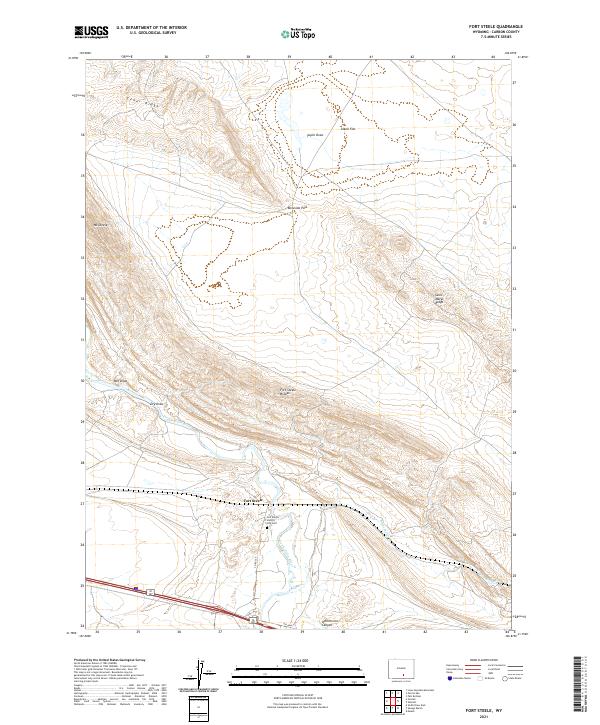 USGS Topographic Map – Fort Steele