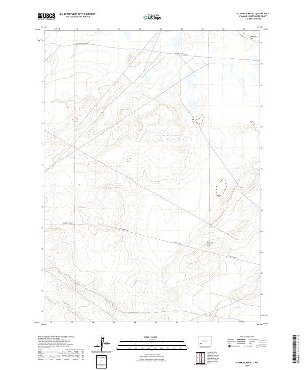 USGS Topographic Map – Fourmile Knoll