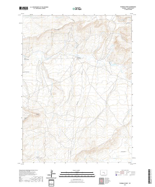 USGS Topographic Map – Fourmile Point