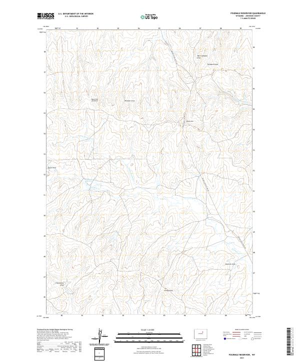 USGS Topographic Map – Fourmile Reservoir