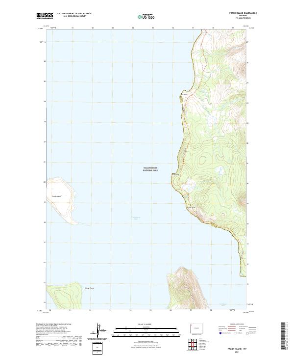 USGS Topographic Map – Frank Island