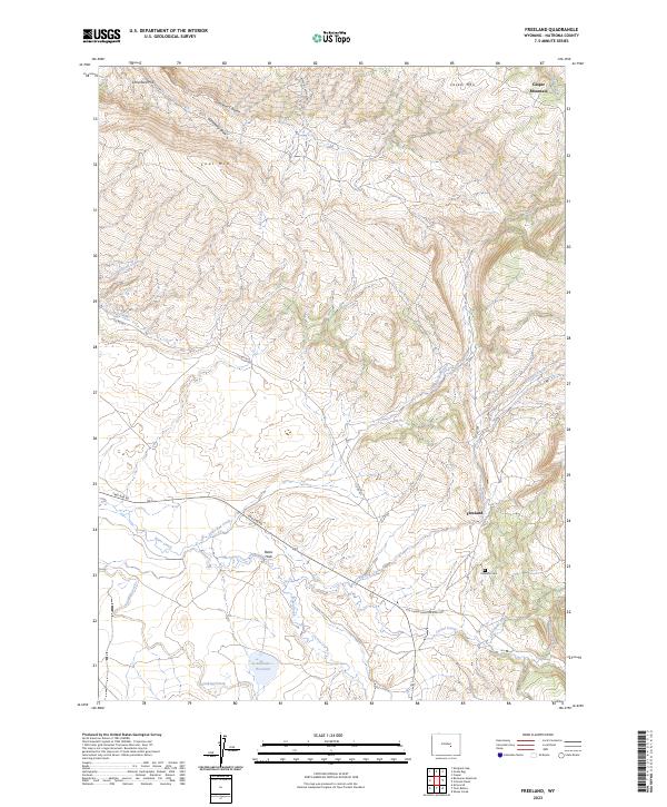 USGS Topographic Map – Freeland
