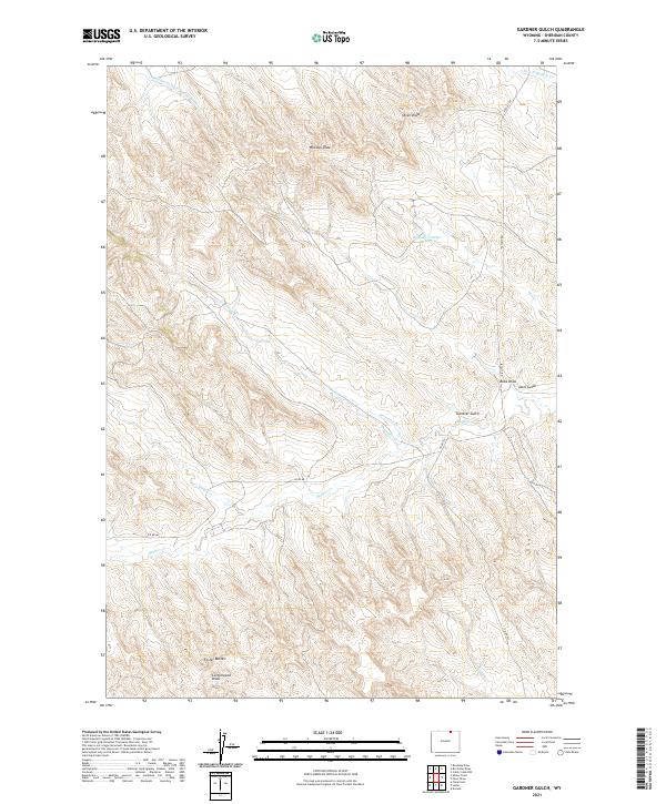 USGS Topographic Map – Gardner Gulch