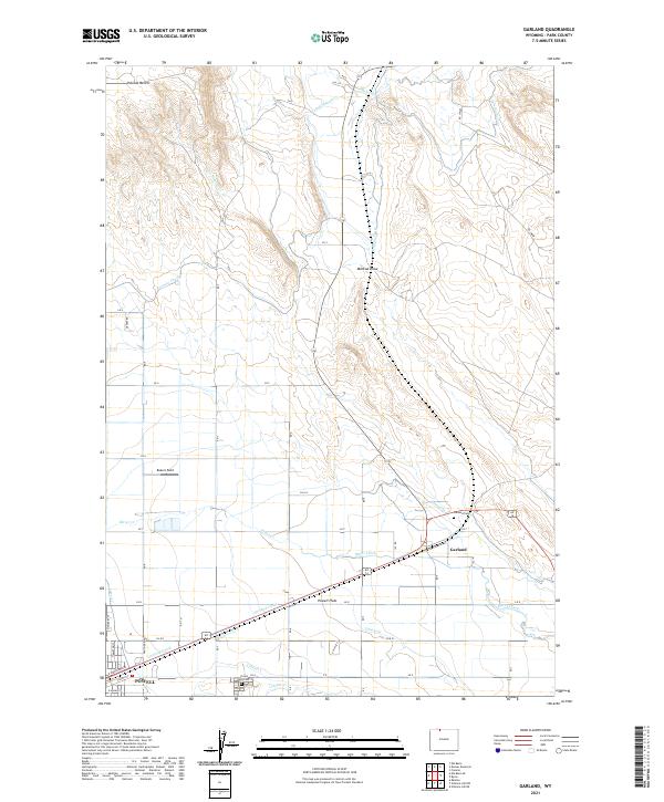 USGS Topographic Map – Garland