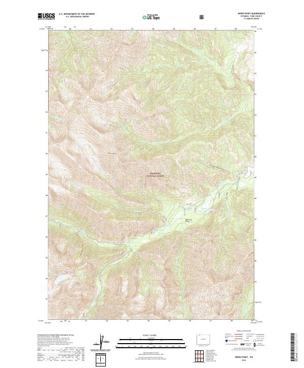 USGS Topographic Map – Geers Point