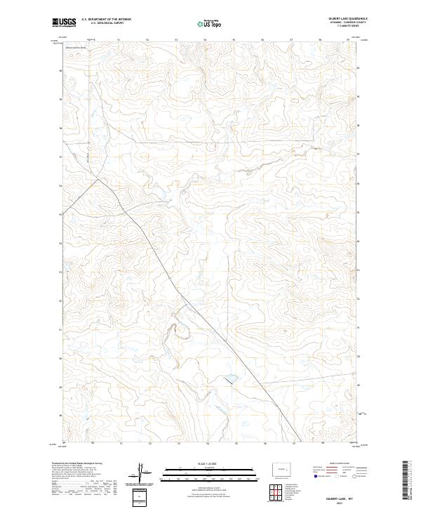 USGS Topographic Map – Gilbert Lake