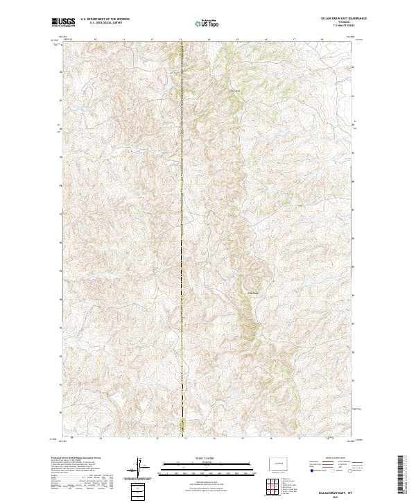 USGS Topographic Map – Gillam Draw East