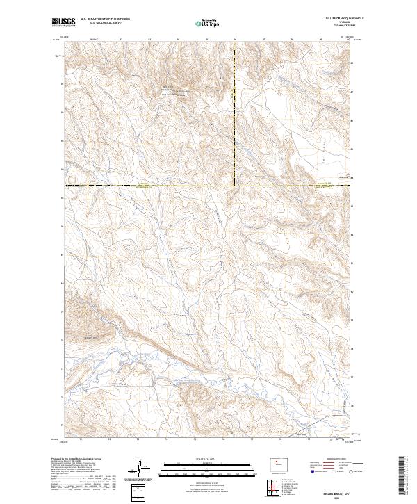 USGS Topographic Map – Gillies Draw