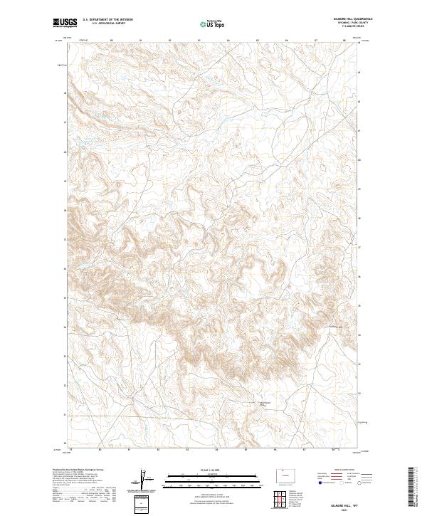 USGS Topographic Map – Gilmore Hill