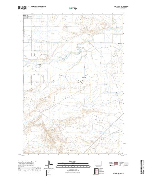 USGS Topographic Map – Gilmore Hill NW