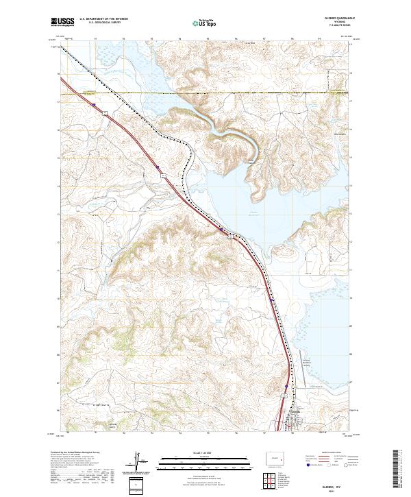 USGS Topographic Map – Glendo