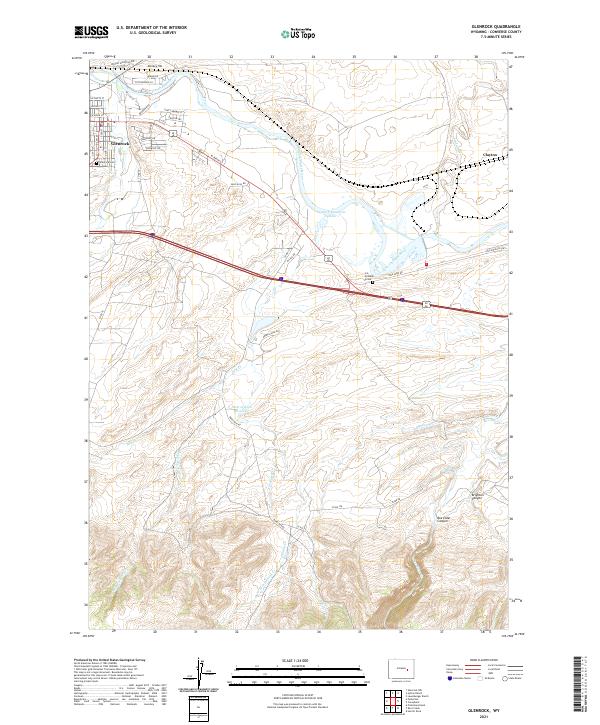 USGS Topographic Map – Glenrock
