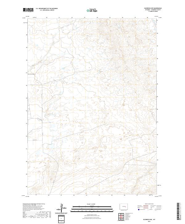USGS Topographic Map – Glenrock NW