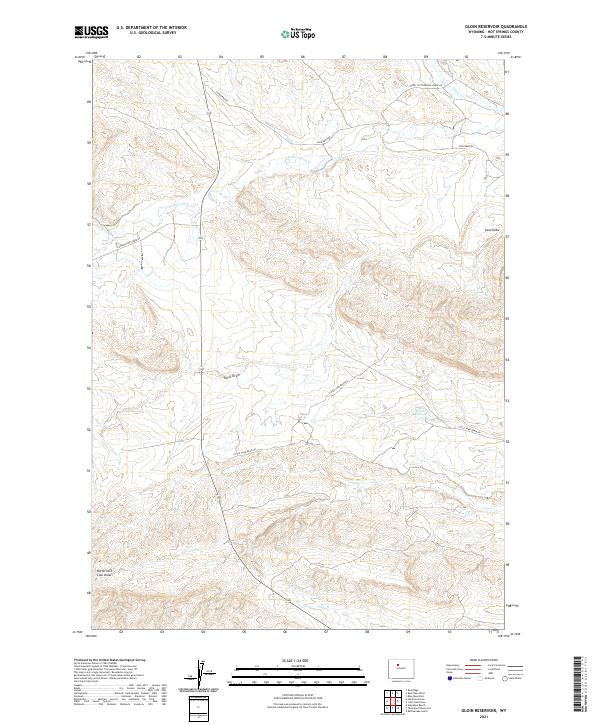 USGS Topographic Map – Gloin Reservoir