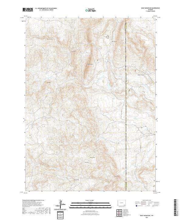 USGS Topographic Map – Goat Mountain