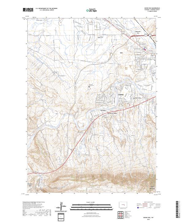 USGS Topographic Map – Goose Egg