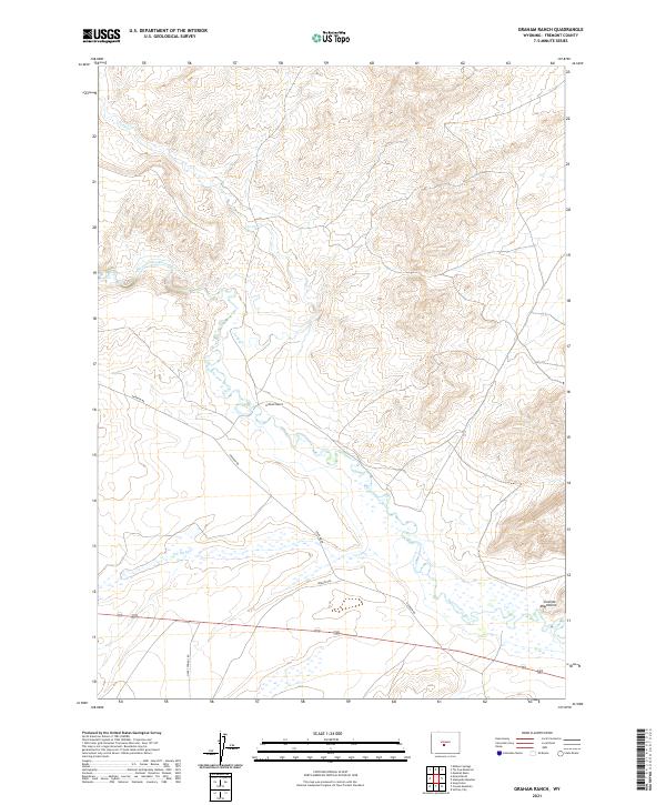USGS Topographic Map – Graham Ranch