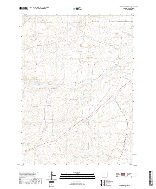 USGS Topographic Map – Graham Reservoir
