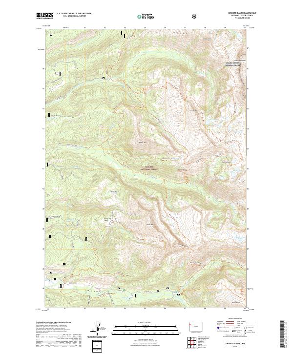 USGS Topographic Map – Granite Basin