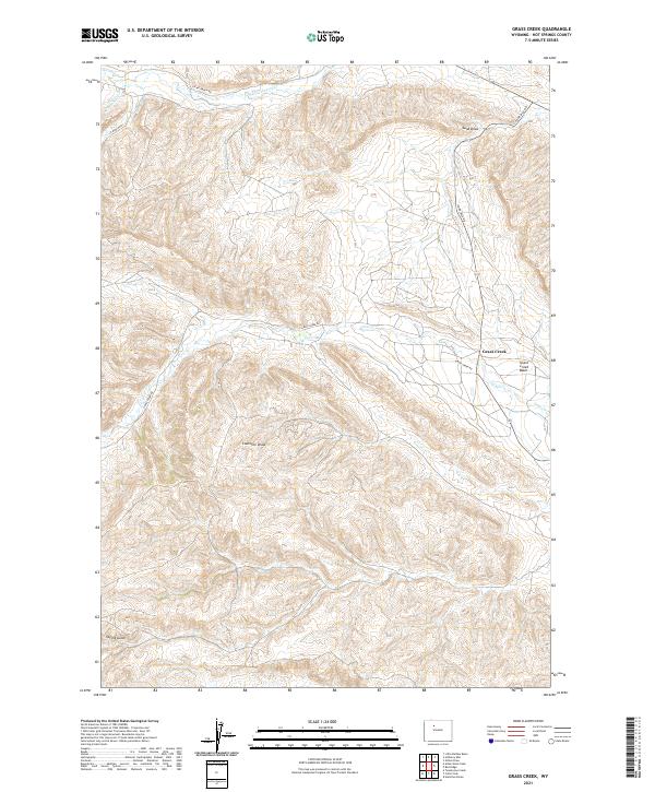 USGS Topographic Map – Grass Creek