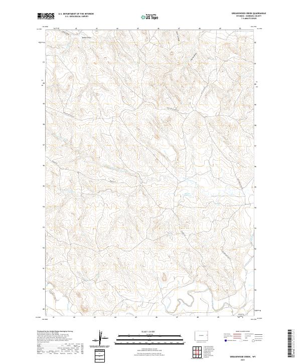 USGS Topographic Map – Greasewood Creek