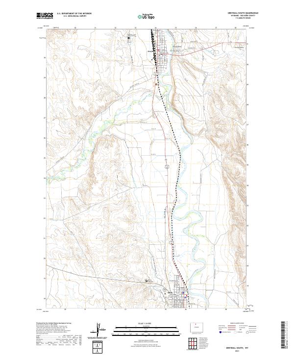 USGS Topographic Map – Greybull South